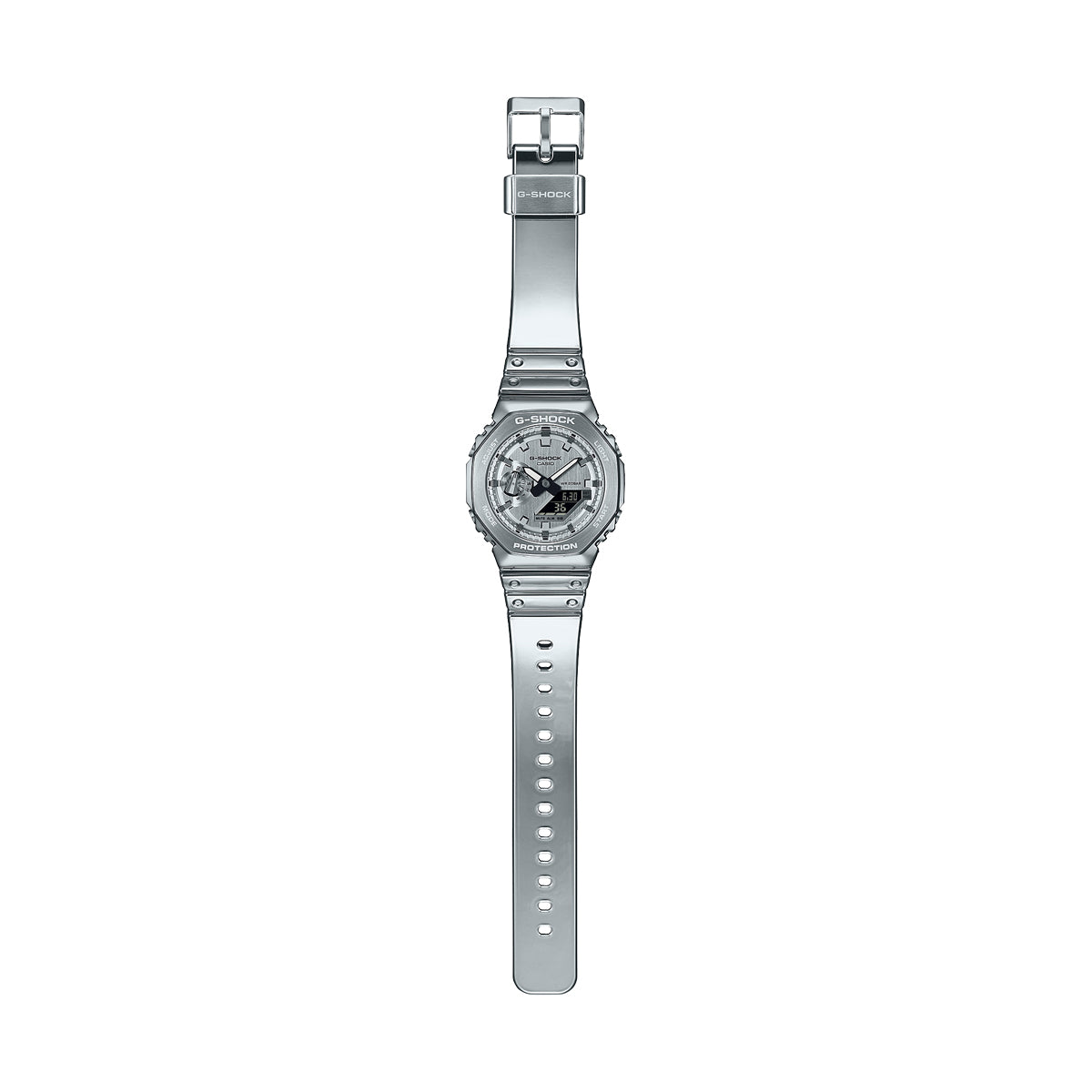 CASIO G-SHOCK OAK - СЕРИЯ FINE METALLIC - СЕРЕБРО GM-2100YM-8AER