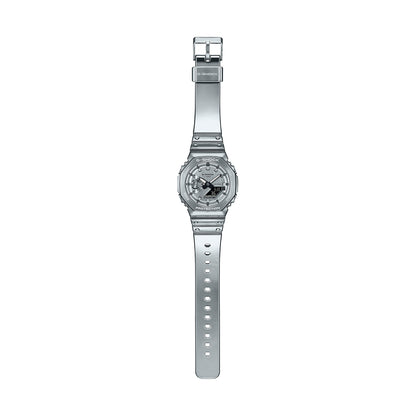 CASIO G-SHOCK OAK - СЕРИЯ FINE METALLIC - СЕРЕБРО GM-2100YM-8AER