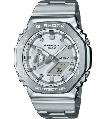 CASIO G-SHOCK OAK G-STEEL CLASSIC SILVER GM-2110D-7AER