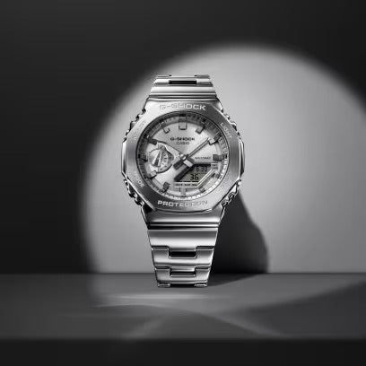 CASIO G-SHOCK OAK G-STEEL CLASSIC SILVER GM-2110D-7AER