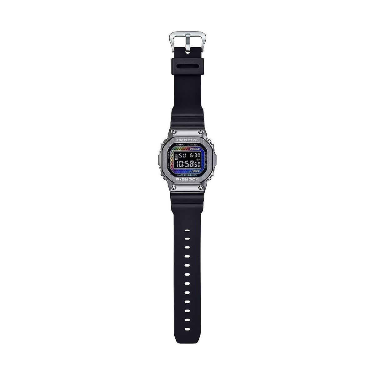 CASIO G-SHOCK THE ORIGIN METAL COVERED — СЕРИЯ RAINBOW BRICK WALL GM-5600RW-1ER