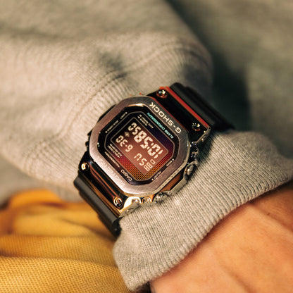 CASIO G-SHOCK THE ORIGIN METAL COVERED — СЕРИЯ RAINBOW BRICK WALL GM-5600RW-1ER