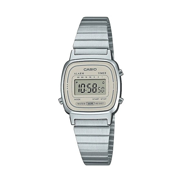 CASIO VINTAGE ICONIC MINI STEEL - KRĒMA LA670WEA-8AEF