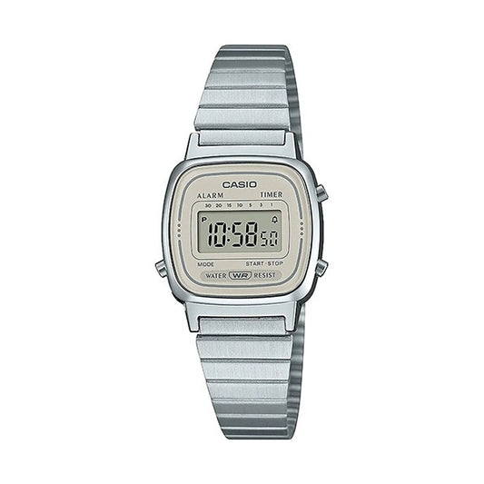 CASIO VINTAGE ICONIC MINI STEEL - CREAM LA670WEA-8AEF