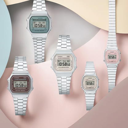 CASIO VINTAGE ICONIC MINI STEEL - KRĒMA LA670WEA-8AEF