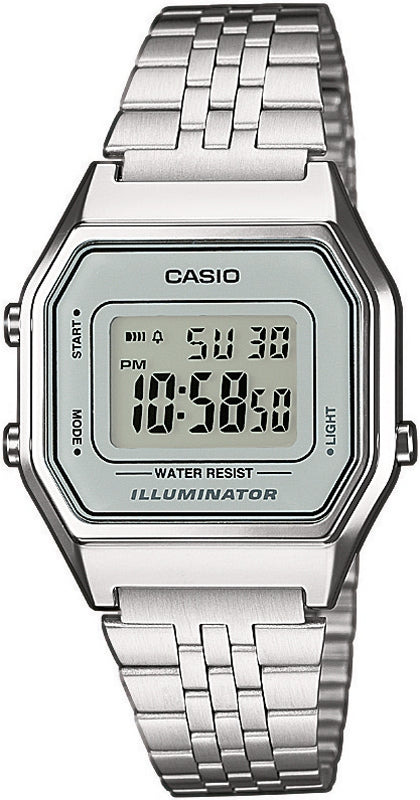CASIO VINTAGE ICONIC SLIM DESIGN - SILVER LA680WEA-7EF