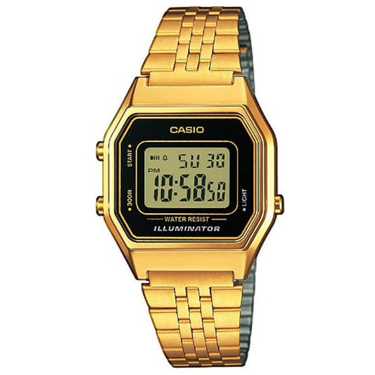CASIO VINTAGE ICONIC LADY GOLD - BLACK LA680WEGA-1ER