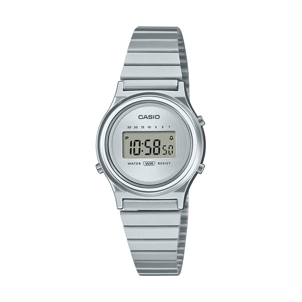 CASIO VINTAGE MINI COLLECTION SLIM ROUND - SILVER LA700WE-7AEF