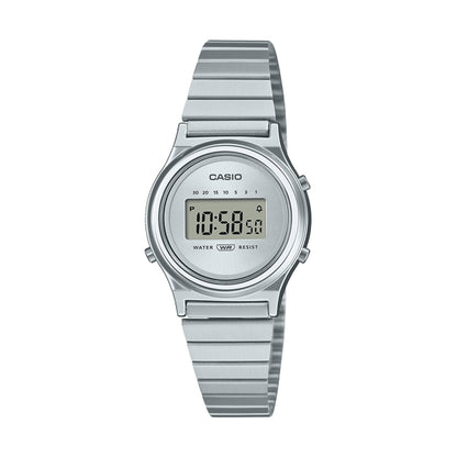 CASIO VINTAGE MINI COLLECTION SLIM ROUND - SILVER LA700WE-7AEF