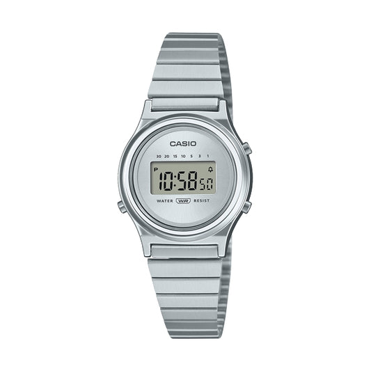 CASIO VINTAGE MINI COLLECTION SLIM ROUND - SILVER LA700WE-7AEF