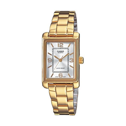 CASIO COLLECTION TANK GOLD - ARGENTEE LTP-1234PG-7AEG