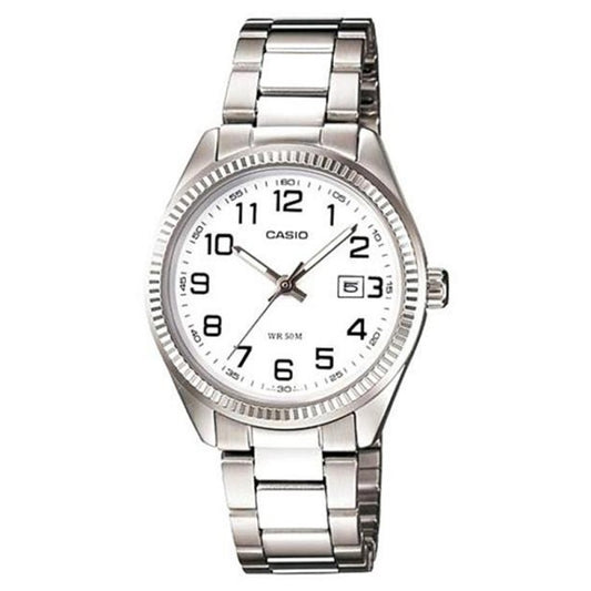 CASIO COLLECTION LADY DATE - WHITE LTP-1302D-7BVDF
