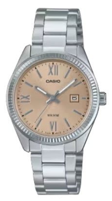 CASIO COLLECTION LADY DATE - CHAMPAGNE LTP-1302DD-4A2VDF