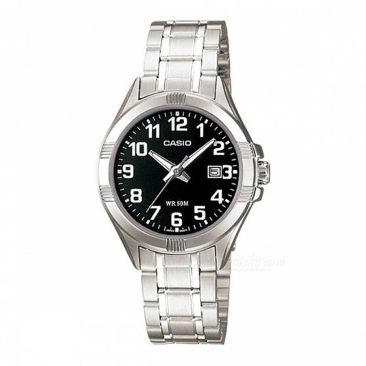 CASIO COLLECTION LADY DATE - BLACK LTP-1308D-1BVDF