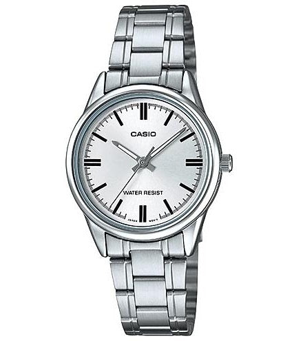 CASIO COLLECTION ONLY TIME LADY - WHITE LTP-V005D-7AUDF