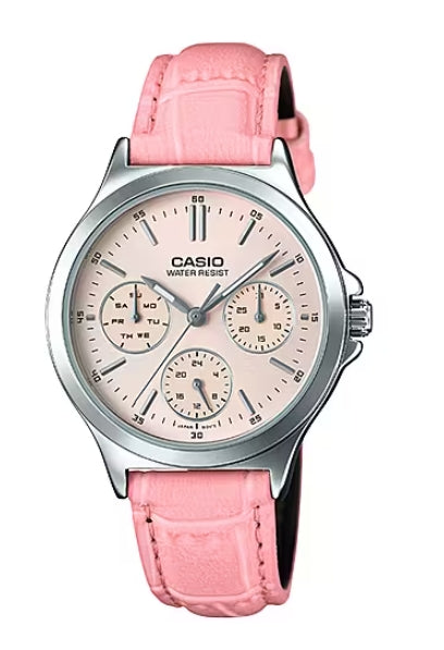 CASIO COLLECTION LADY MULTIFUNCTION, ĀDAS SIKSNIŅA - ROZĀ LTP-V300L-4AUDF