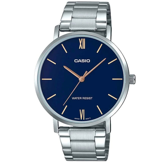 CASIO COLLECTION MINIMAL - PETROL BLUE LTP-VT01D-2BUDF