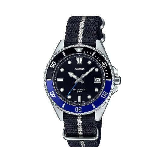 CASIO SPORT DIVER COMPACT 50M - BLACK MDV-10C-1A2VEF