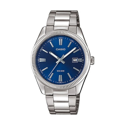 CASIO COLLECTION DATE - NAVY BLUE MTP-1302PD-2AVEF