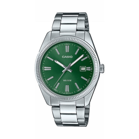 CASIO COLLECTION DATE - FOREST GREEN MTP-1302PD-3AVEF