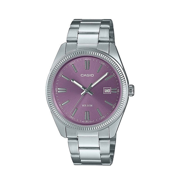 CASIO COLLECTION MAN DATE - LILAC - MAN MTP-1302PD-6AVEF