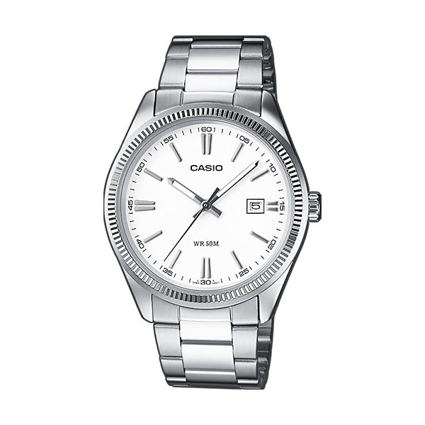 CASIO COLLECTION DATE - WHITE MTP-1302PD-7A1VEF