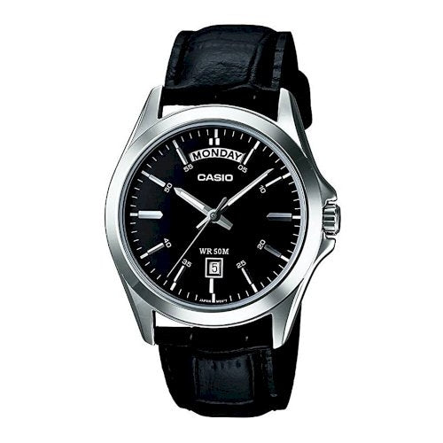 CASIO COLLECTION DAY DATE ĀDAS SARNIŅA - MELNS MTP-1370L-1AVDF