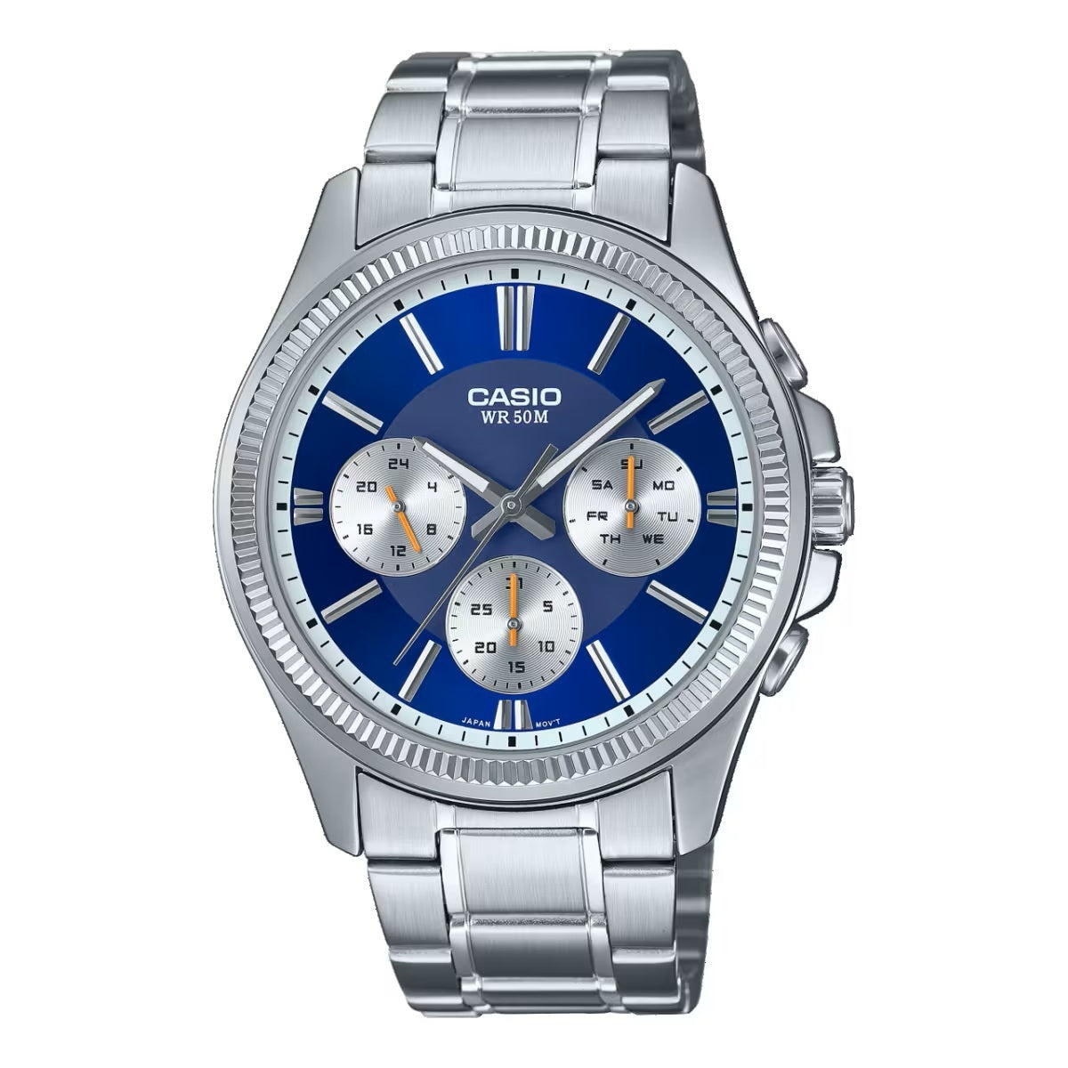 CASIO COLLECTION MULTIFUNCTION CALENDAR - BLUE MTP-1375D-2AVDF