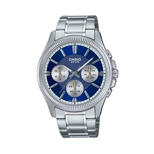 CASIO DAY DATE MULTIFUNCTION - BLUE MTP-1375PD-2A1VEF