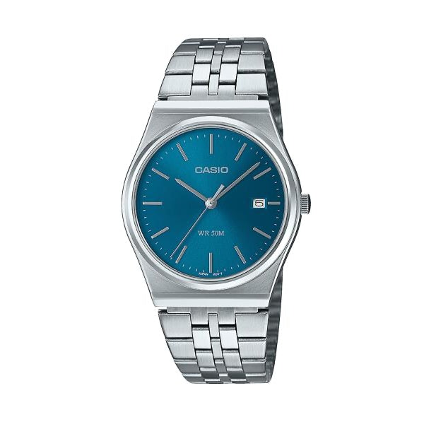 CASIO COLLECTION DATE - PETROL BLUE MTP-B145D-2A2VEF