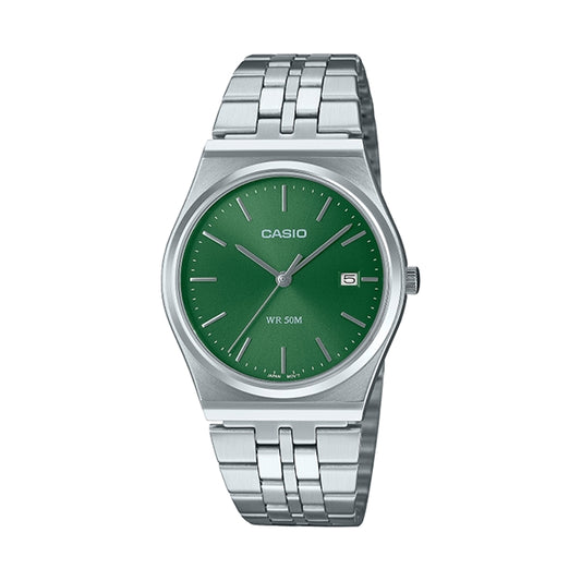 CASIO COLLECTION DATE - EMERALD GREEN MTP-B145D-3AVEF