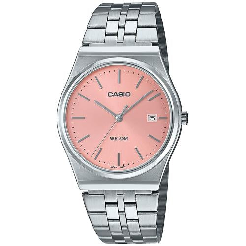 CASIO COLLECTION DATE - ANTIQUE PINK ****** MTP-B145D-4AVEF