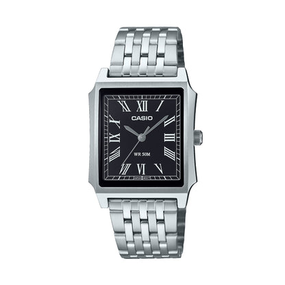 CASIO TIMELESS COLLECTION TANK - СТАЛЬНОЙ ЧЁРНЫЙ MTP-B190D-1BVEF