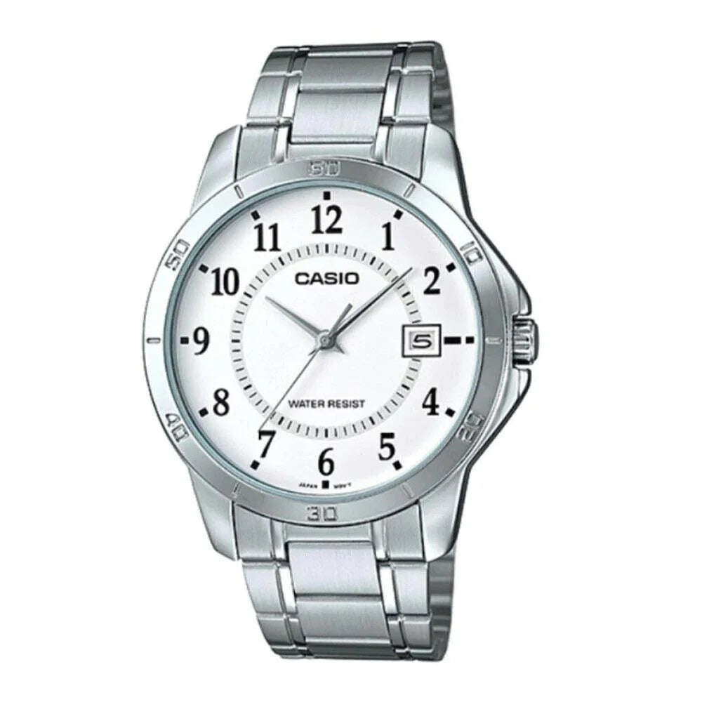 CASIO COLLECTION CASUAL DATE - WHITE MTP-V004D-7BUDF
