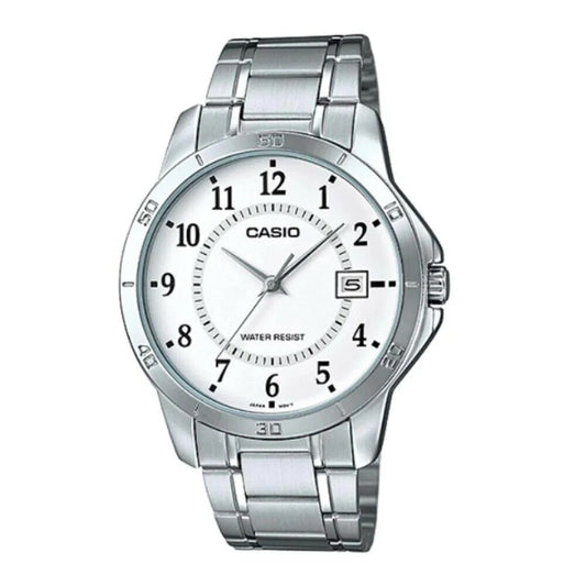 CASIO COLLECTION CASUAL DATE - WHITE MTP-V004D-7BUDF