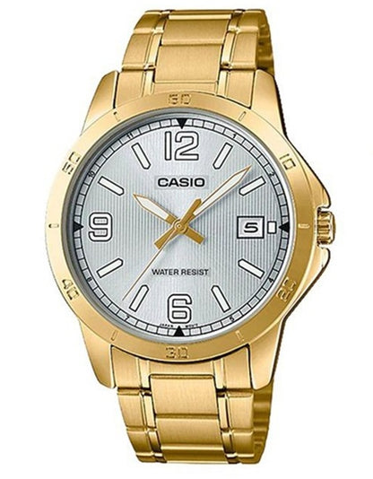 CASIO COLLECTION CASUAL DATE, GOLD - SILVER MTP-V004G-7B2UDF