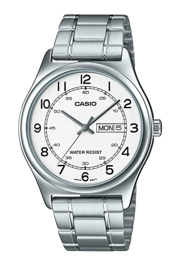 CASIO COLLECTION DIENAS/DATUMA RĀDĪTĀJS – BALTS MTP-V006D-7B2UDF