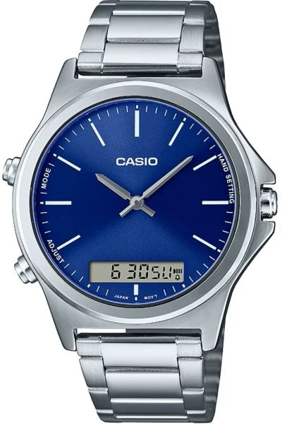 CASIO COLLECTION ANA-DIGIT ALARM - BLUE MTP-VC01D-2EUDF