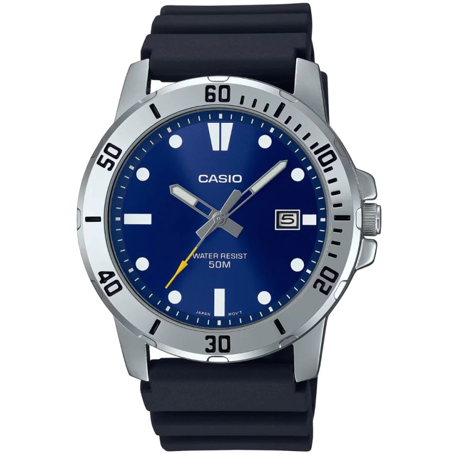 CASIO SPORT COLLECTION DIVER 50M - СИНИЕ MTP-VD01-2EVUDF