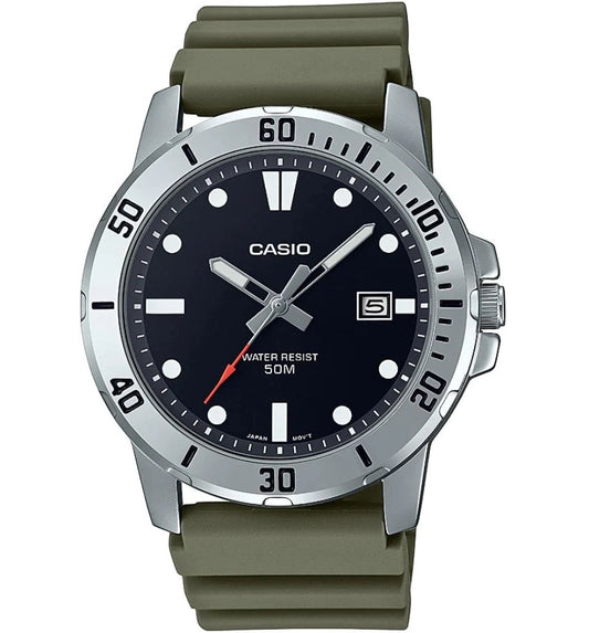 CASIO SPORT COLLECTION DIVER 50M - GREEN MTP-VD01-3EVUDF