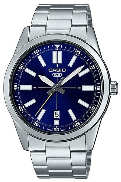 CASIO COLLECTION DATE - BLUE MTP-VD02D-2EUDF