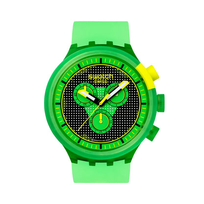 SWATCH GLOWINGLY GREEN SB02G100