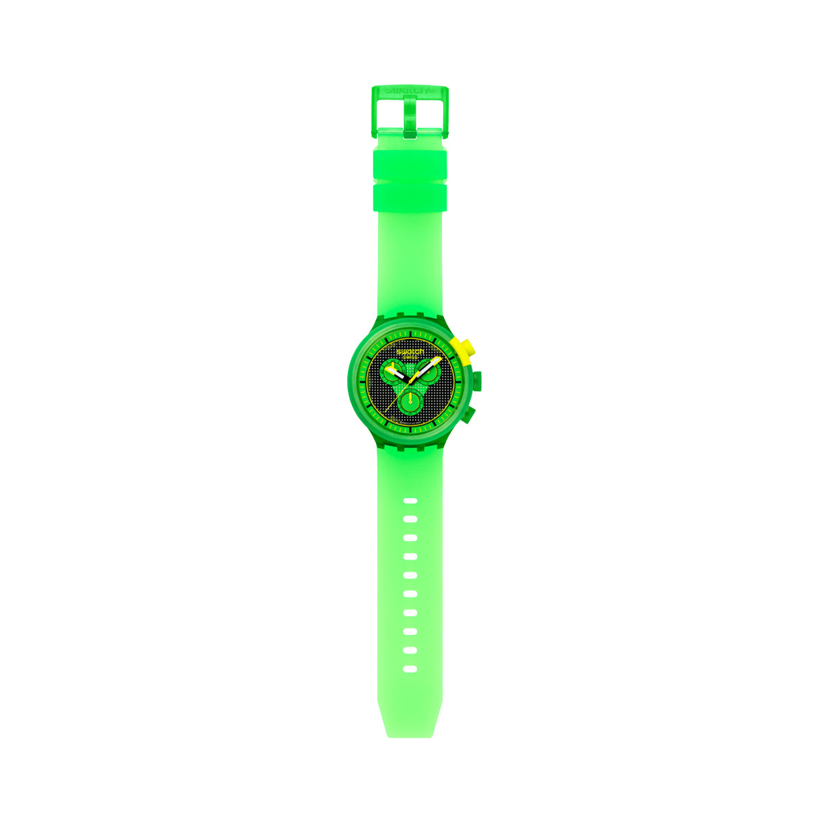 SWATCH GLOWINGLY GREEN SB02G100