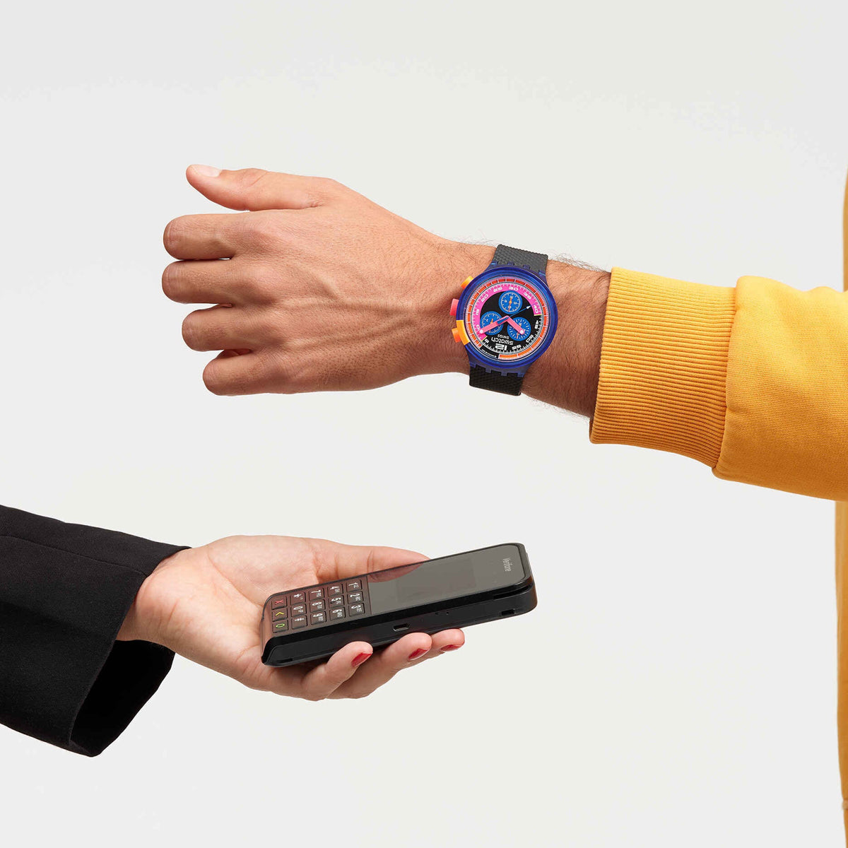 SWATCH NEON PARTY TO THE MAX PAY! SB06N101-5300
