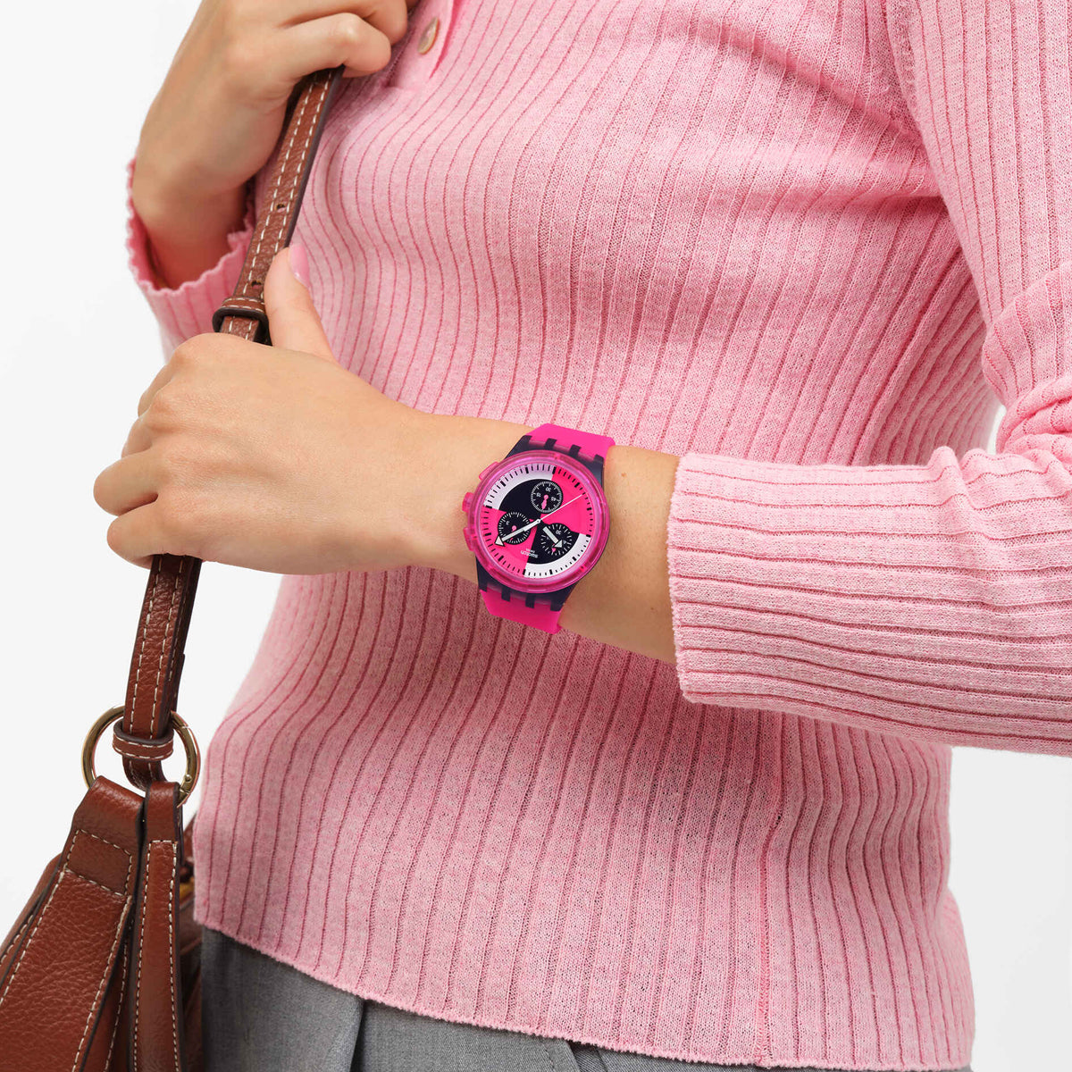 SWATCH FUCHSIA LINES SUSB110