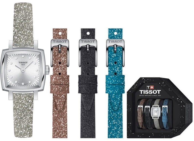 TISSOT LOVELY W-Diamonds Special pack + 3 сменных ремешка T0581091703602