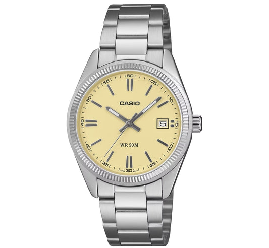 CASIO COLLECTION UNISEX DATE - YELLOW - UNISEX