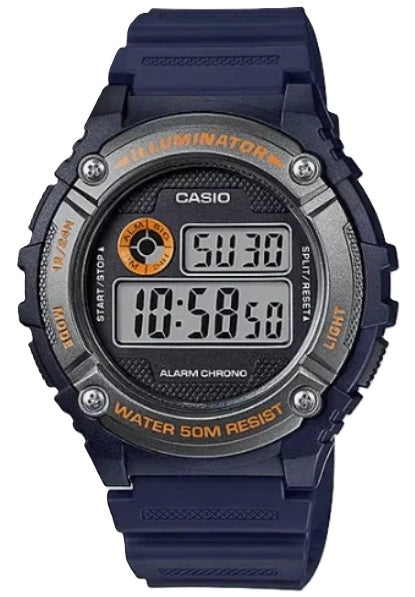 CASIO SPORT ILLUMINATOR - СИНИЕ W-216H-2BVDF
