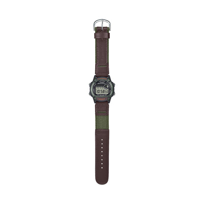 CASIO SPORT ILLUMINATOR MAZA PLASTA 36,6 mm korpuss - ZAĻŠ W-220HF-3AVEF