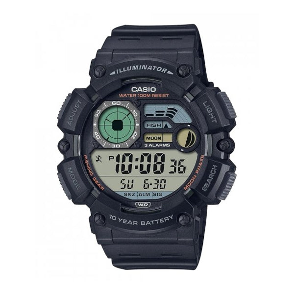 CASIO SPORT ILLUMINATOR 10 GADU BATERIJA - MELNS WS-1500H-1AVEF